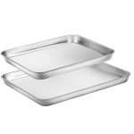 Toaster Oven Tray Pan, Zacfton Baking Sheet