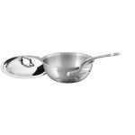 M'cook Cook'Style Curved Saute Pan with Lid Size: