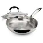 AVACRAFT 18/10 Tri-Ply Stainless Steel Frying Pan
