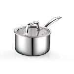 Cook N Home 02679 Tri-Ply Clad Stainless Steel