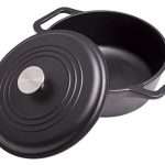 Victoria Cast Iron Dutch Oven with Lid. Stock Pot