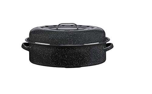 Granite Ware 0508-2 15-Inch Covered Oval Roaster,