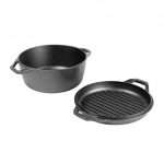 Lodge Chef Collection 6 Quart Cast Iron Double