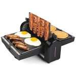 HomeCraft FBG2 Nonstick Electric Bacon Press &