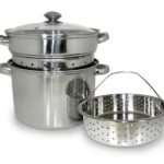 8 QT 4 Piece Stainless Steel Multi-Cooker