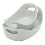 Rachael Ray Ceramics Bubble and Brown Oval Baker