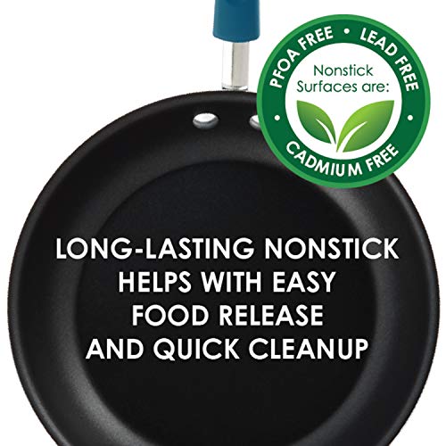 long-lasting nonstick interior releases food