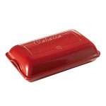 Emile Henry Burgundy Red Ciabatta Bread Baker, 2