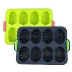 Silicone Hamburger Bread 8 Grid Small Toaster Oven