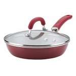 Rachael Ray 9.5" Covered Deep Aluminum Skillet,