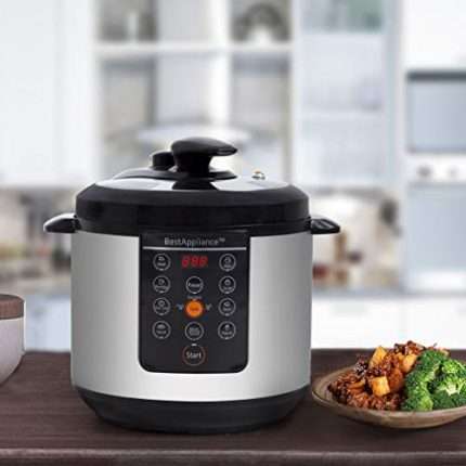 6 Qt Rice Cookers Electric Pressure Cooker Slow