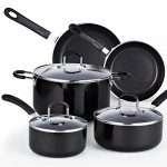 Cook N Home 8-Piece Nonstick Heavy Gauge Cookware