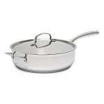 Goodful Stainless Steel 5-qt Sauté Pan with Helper