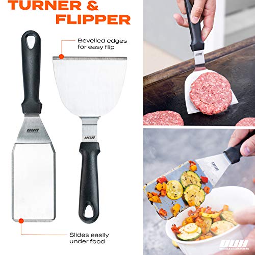 burger spatula metal chopper