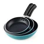 Cook N Home Nonstick Saute Fry Pan Set, 8, 9.5,