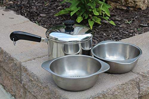 Revere Ware Stainless Steel 3 Qt. Saucepan with