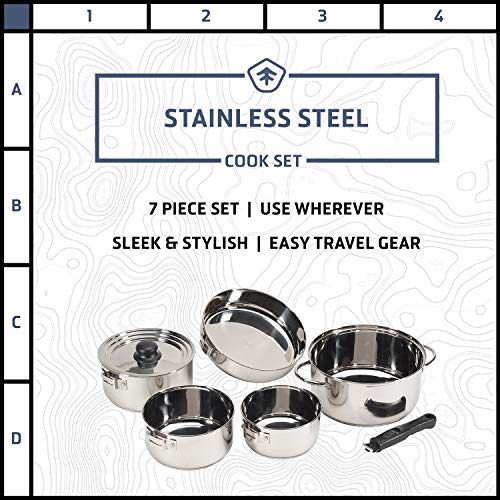 Heavy Duty 7-Piece Stainless Steel