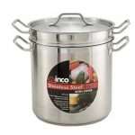 Winco SSDB-12 12 Qt. Master Cook Double Boiler W/