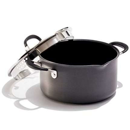 OXO Good Grips Non-Stick Stock Pot with Lid, 6QT,
