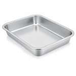 P&P CHEF High-Sided Cookie Sheet Pan, Stainless