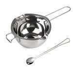 MOAKER Stainless Steel Double Boiler and Long