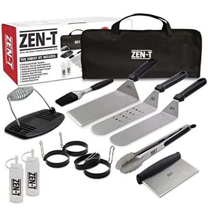 ZEN-T - 14 Piece Grill Griddle BBQ Tool Kit -