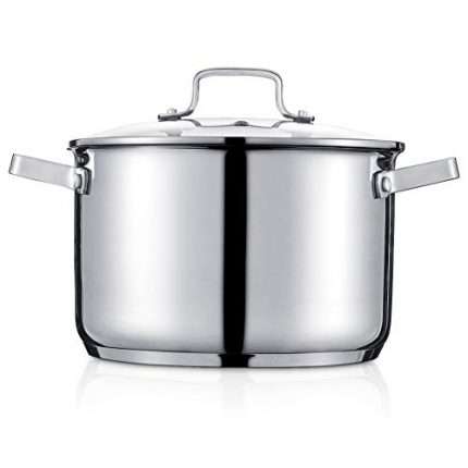 Stainless Steel Stock Pot 3.5 Qt, Sauce Pan with