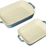 Staub Ceramics Rectangular Baking Dish Set,