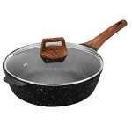 ESLITE LIFE Deep Frying Pan with Lid Nonstick