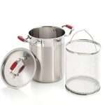 ExcelSteel Stainless Steel Vegetable Cooker, 4-1/4