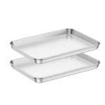 Baking Sheets 2 Pieces, Bastwe Cookie Sheets Set