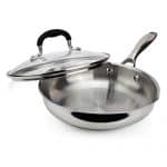 AVACRAFT 18/10 Stainless Steel Frying Pan with Lid