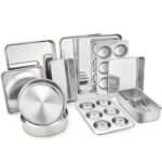 TeamFar Stainless Steel Bakeware Set of 11,