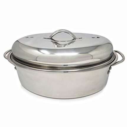 Professional Stainless Steel Oval Roaster with