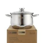 Stock Pot with Lids,DERUI CREATION 4 Quart Food