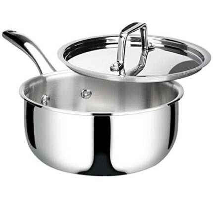 Duxtop Whole-Clad Tri-Ply Stainless Steel Saucepan