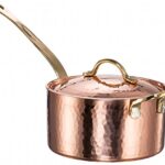 New DEMMEX 1.2MM Thick Hammered Copper Saucepan