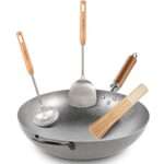 Heavy Wok Pan 14-inch Chinese Woks and Stir Fry