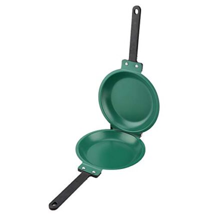 Yosoo 7.5" Double Side Flip Pan Non-Stick Ceramic