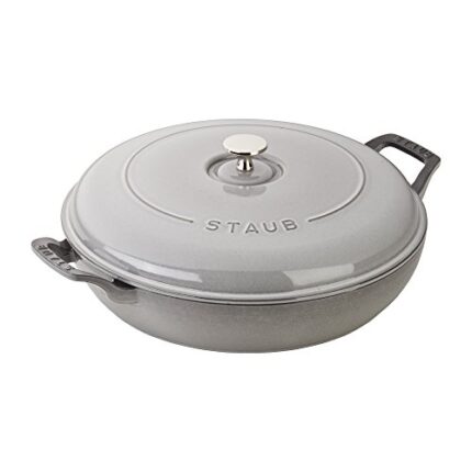 Staub Cast Iron 3.5-qt Braiser - Graphite Grey