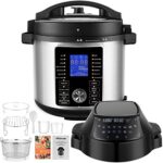 Pressure Cooker Air Fryer, 7.2QT 1500W All-in-1