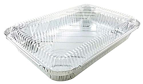 4 lb. Oblong Aluminum Entrée Dinner Food Storage