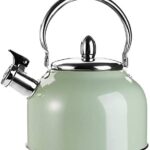TOPZEA Tea Kettle with Handle, 3.2 Quart Stainless