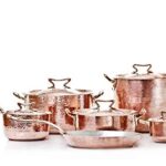 Amoretti Brothers Hammered Copper Cookware Set of