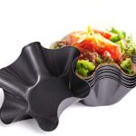 IAXSEE Tortilla Pan Set-Non-Stick Fluted Tortilla