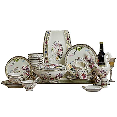 1629453609 Dinnerware Set 50 Pieces Retro Luxurious Ceramics, Cooks Pantry