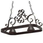 Meyda 120296 Two Light Pot Rack from Hayley