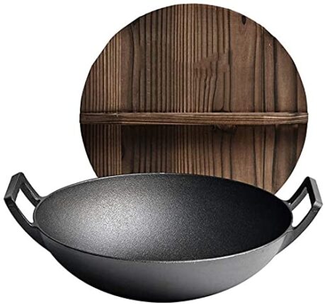 wok cooking pan, Factory Heavy Steel Wok Hand