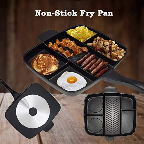 1631320150 723 Skillets And Frying Pans 5 In 1 Divided Stainless, Cooks Pantry