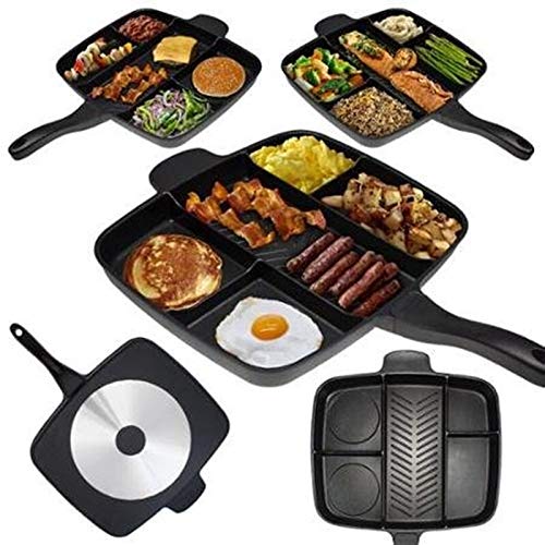 1631320150 804 Skillets And Frying Pans 5 In 1 Divided Stainless, Cooks Pantry